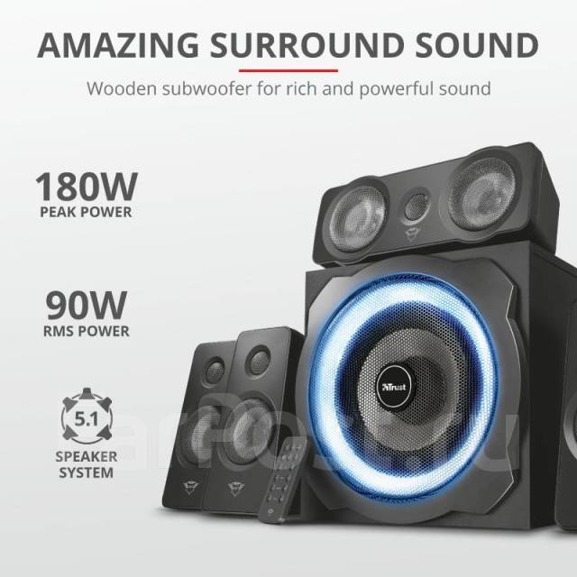 Trust 5.1 store surround speaker system