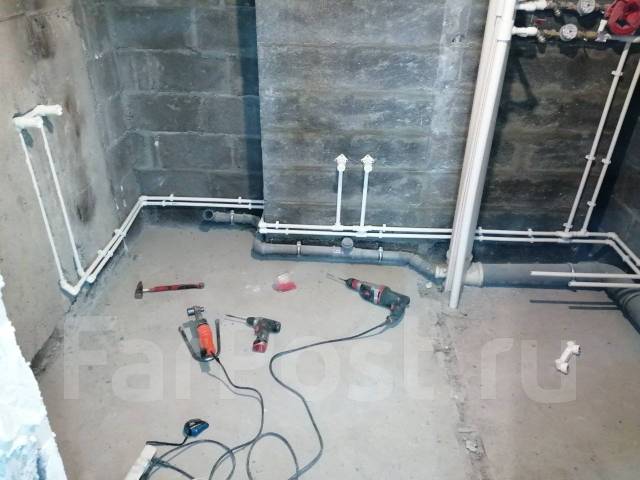 Сантехнические работы. Монтаж отопления. Частное лицо во Владивостоке