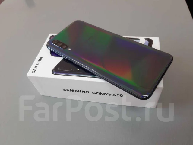 Samsung Galaxy A50. �/�, 3G, 4G LTE, Dual-SIM, ����������, NFC ����