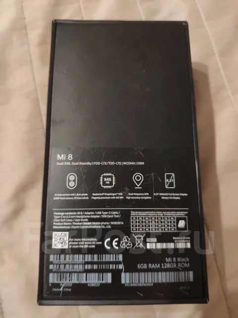 Xiaomi Mi8. �/�, ������, 3G, 4G LTE, Dual-SIM, ����������, NFC ����