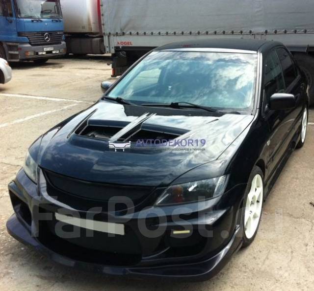 Капот в стиле EVO на Mitsubishi Lancer IX (Мицубиси Лансер 9) купить в ...
