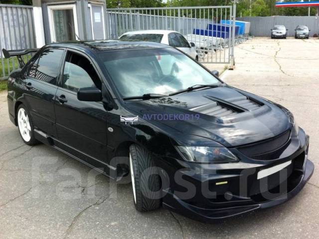 Капот в стиле EVO на Mitsubishi Lancer IX (Мицубиси Лансер 9) купить в ...