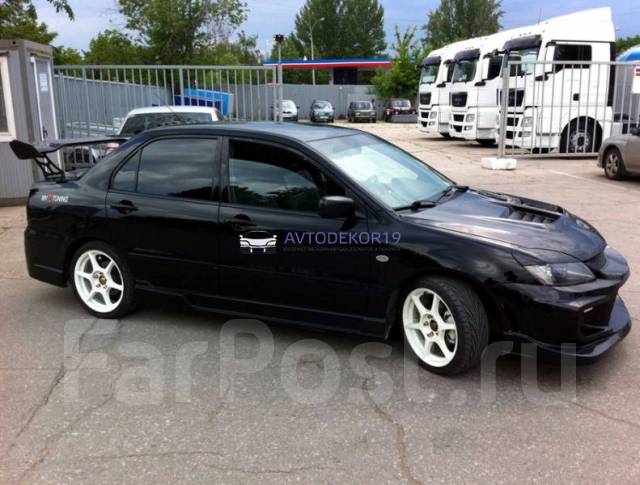 Капот в стиле EVO на Mitsubishi Lancer IX (Мицубиси Лансер 9) купить в ...
