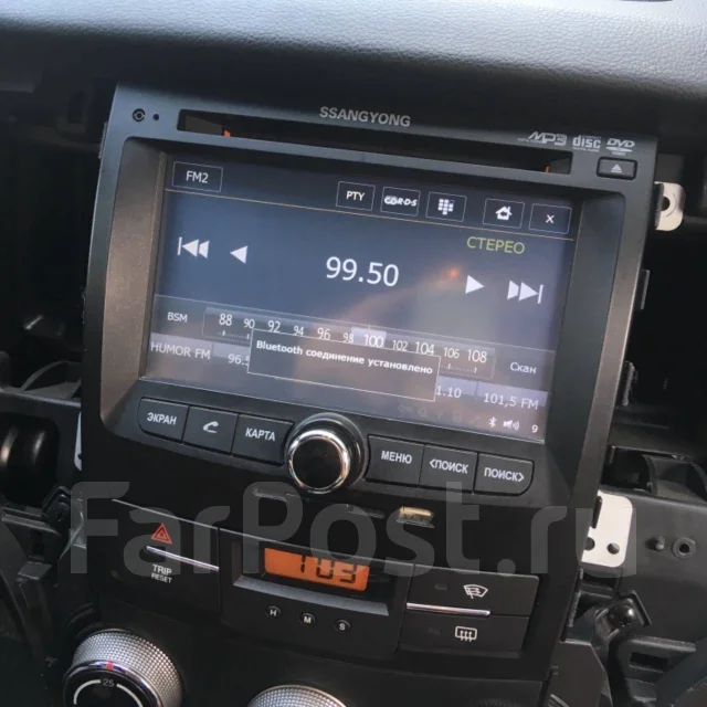 Ssangyong actyon магнитола штатная инструкция