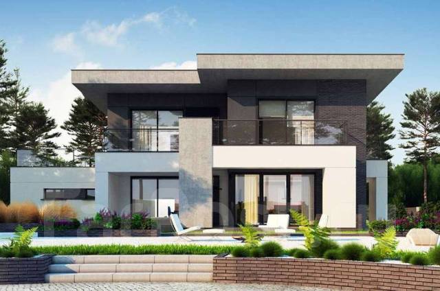 Проект дома из кирпича 21x19 "Ф-78-110" - строительство "под ключ"