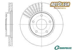 ���� ��������� �������� G-brake Nissan JUKE F15 Lafesta (B30) Sentra GR-21276 ����