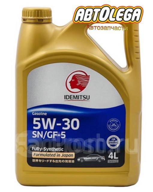 Моторное масло Idemitsu Fully-Synthetic SN/GF-5 5W30 4л 30011328-746 ...
