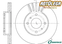 ���� ��������� G-brake Nissan AD Y11 Sunny B15/Bluebird U14/Primera 11 GR-02133 ����