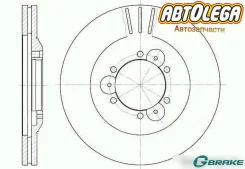 ���� ��������� ���. G-brake Isuzu Bighorn/Trooper 91-02 Opel Frontera GR-02230 ����