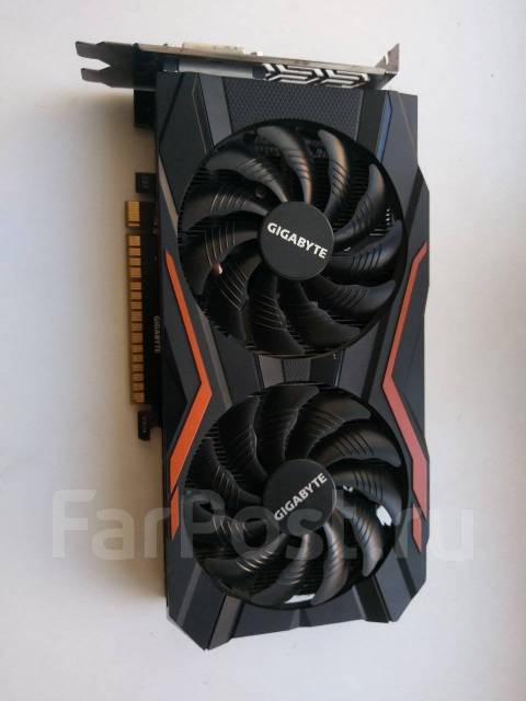 Gigabyte gtx 1050TI 4gb, б/у, в наличии. Цена: 1 200₽ во Владивостоке