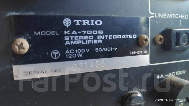 Trio ka 7006 схема