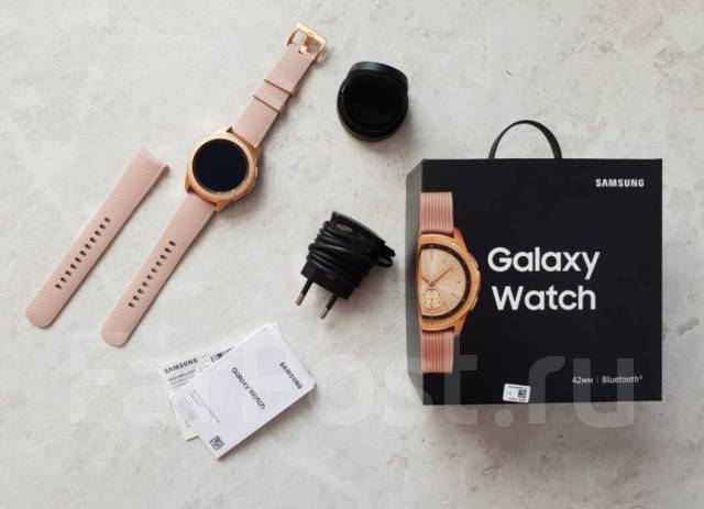 Samsung Galaxy Watch 42mm Rose Gold GPS NFC SIM IP67 IP68 Android iOS 13 000