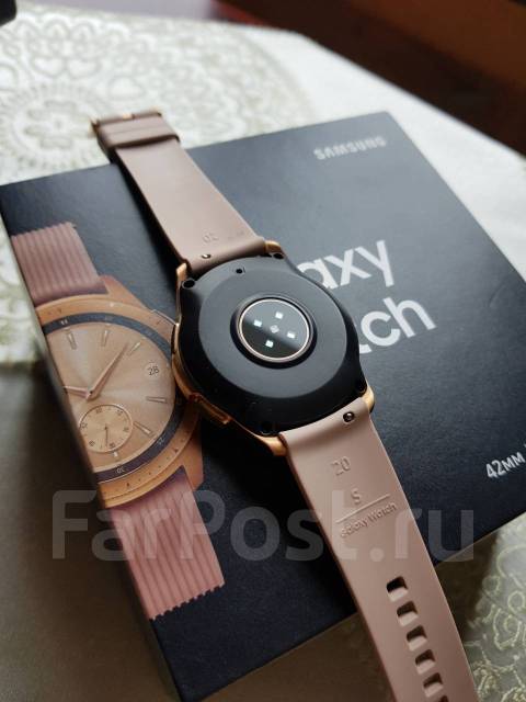 Galaxy smartwatch 42mm rose gold on sale