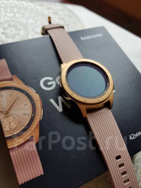 Smart Chasy Samsung Galaxy Watch 42mm Rose Gold Umnye Chasy I Fitnes Braslety V Habarovske