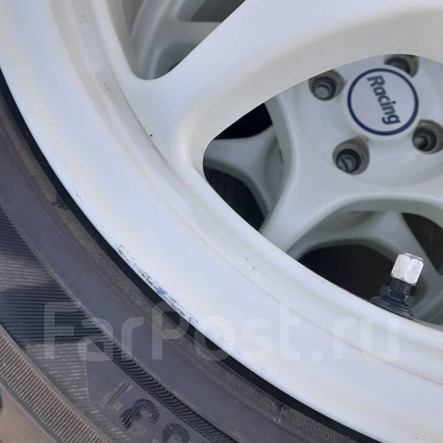 Белые спорт диски Enkei Racing R17, 4-100, 17", 1 шт, 4x100, 73,0 мм. 4 ...