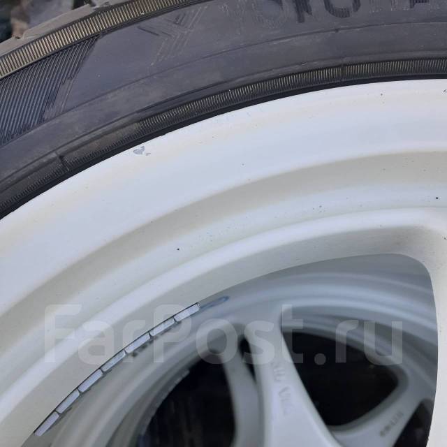 Белые спорт диски Enkei Racing R17, 4-100, 17", 1 шт, 4x100, 73,0 мм. 4 ...
