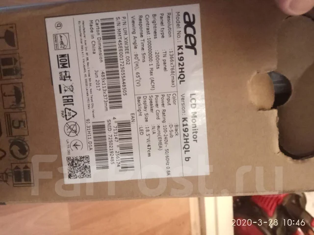 Acer. 18.5" ����
