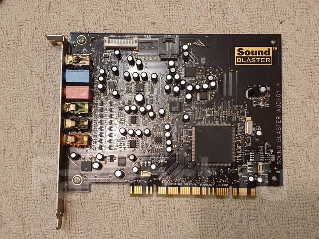 Звуковая карта Creative Sound Blaster Audigy 4, б/у, в наличии. Цена: 2 ...