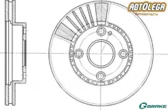 ���� ��������� �����. G-brake Mazda Familia / 323 BJ# 1.5 / 1.8 98-04 GR-02546 ����