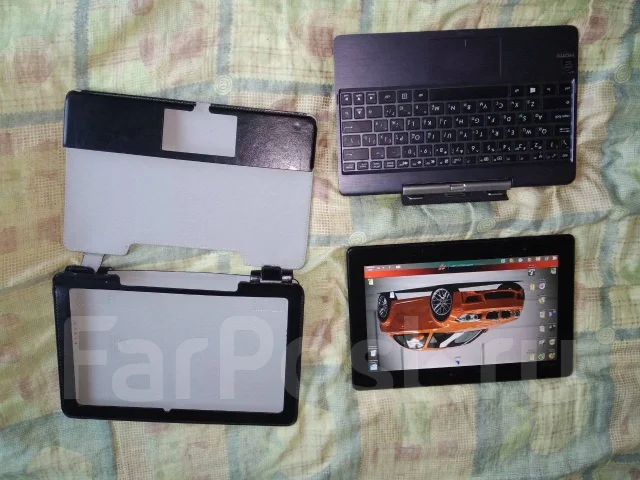 Asus Transformer Book T100TA. 10.1", 1,3����, ��� 2048 ��, ���� 500���, WiFi: 1, Bluetooth: 1, ����������� �� 10��. ����