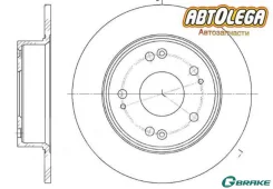 ���� ��������� ������ G-brake Honda Accord 2.0-2.4, CL7 / 9, (02-) GR-01516 ����