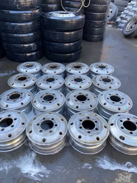 Алюминиевые диски R19.5 LT Alcoa 6-им дырые Япония, 19.5", 15 шт, 6x222 ...