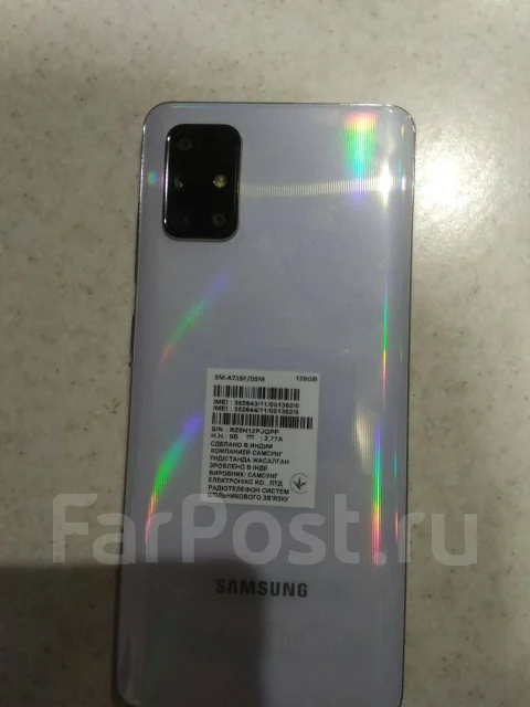 Samsung Galaxy A71. �����, �����������, 4G LTE, Dual-SIM, ����������, NFC ����