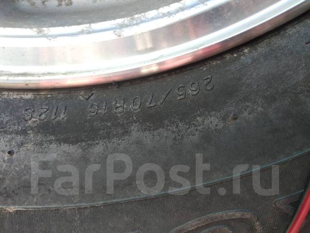 Запаска 265/70 R16, 16", 1 шт, 265 мм, 70 %, радиальный, 265/70R16 ...