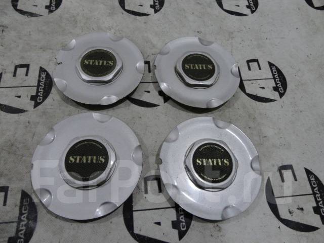 Центральные колпачки на литые диски Status, 17", 1 шт, 4 шт, б/у, в ...