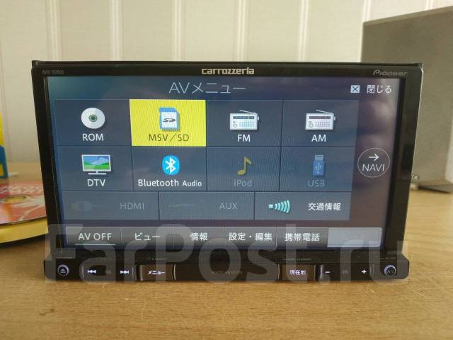 Pioneer Carrozzeria AVIC-RZ802-D DVD CD SD USB HDMI Bluetooth