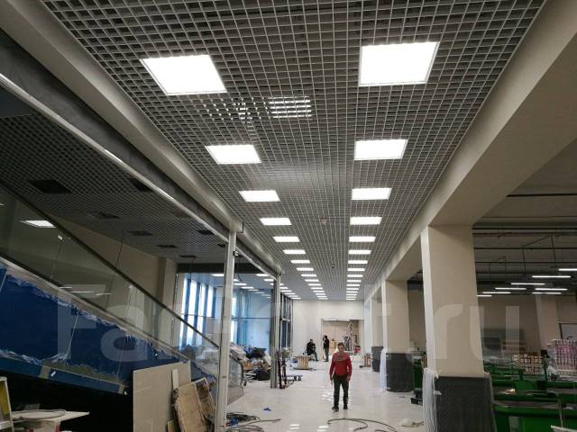 Монтаж подвесных потолков Армстронг / Грильято / Кубота от 400 руб/м2 ...