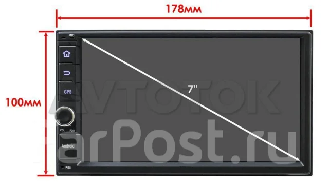 ������������� 2DIN (178�100) ��������� 8 Core Android (DSP/IPS/SIM). ��� ����� �� ������ ����