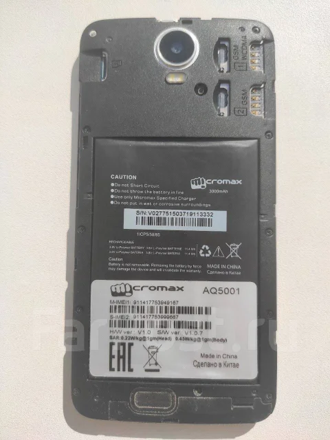 Micromax Canvas Power AQ5001. �/�, �����������, 3G, Dual-SIM ����