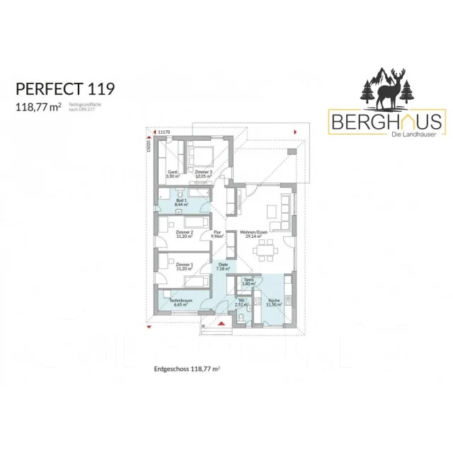 ������ ���� Perfect 119 �2. 100-200 ��. �., 1 ����, 4 �������, ��������������� ����