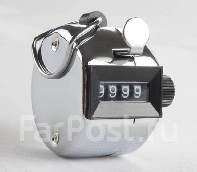 Счетчик ручной механический Кликер №101 (0000-9999) корпус-металл ...