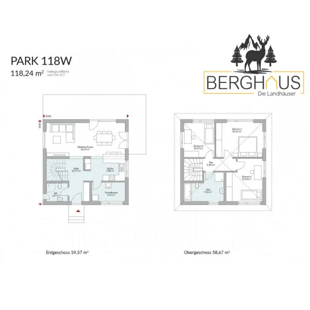 ������ ���� � 2 ����� Park 118W �2. 100-200 ��. �., 2 �����, 4 �������, ��������������� ����