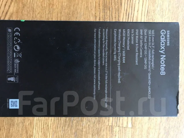 Samsung Galaxy Note 8. �/�, ������, 4G LTE, Dual-SIM, ����������, NFC ����