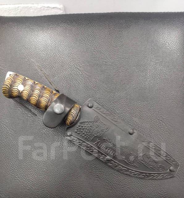 Очень красивый Нож Кизляр Хищник с резной ручкой в Pingvin25, новый ...