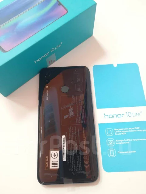 Honor 10 lite. �����, ������, 4G LTE, Dual-SIM, NFC ����