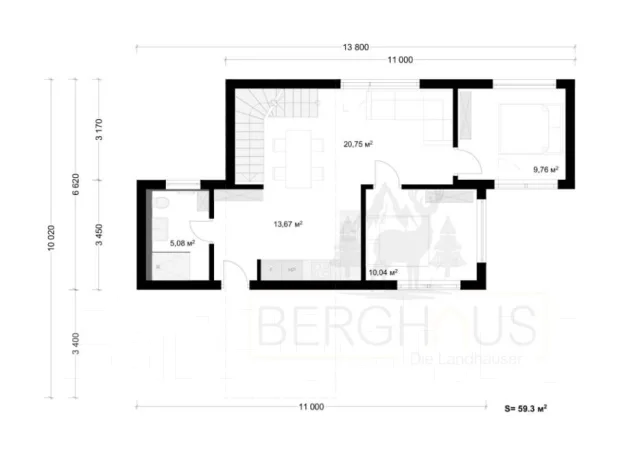 Berghaus model x (��� ����� ��� ������� �����). �� 100 ��. �., 2 �����, 4 �������, ��������������� ����