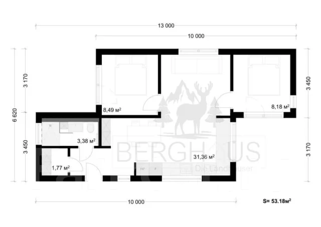 Berghaus model s (��� ����� ��� ������� �����). �� 100 ��. �., 1 ����, 3 �������, ��������������� ����