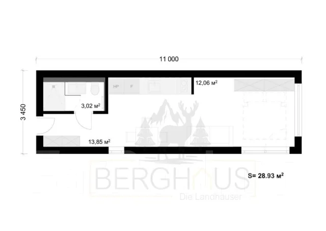 Berghaus model m (����� ����������� ������ ���� ����). �� 100 ��. �., 1 ����, 2 �������, ��������������� ����