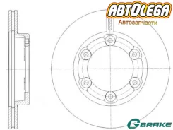 ���� ��������� ���. G-brake Mitsubishi Canter FB501, FA500, FA523, FA580 GR-20844 ����
