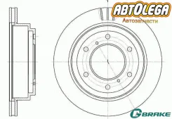 ���� ��������� ���. G-brake MMC Pajero V60/V70(00-06), Pajero V80/V90 GR-02852 ����