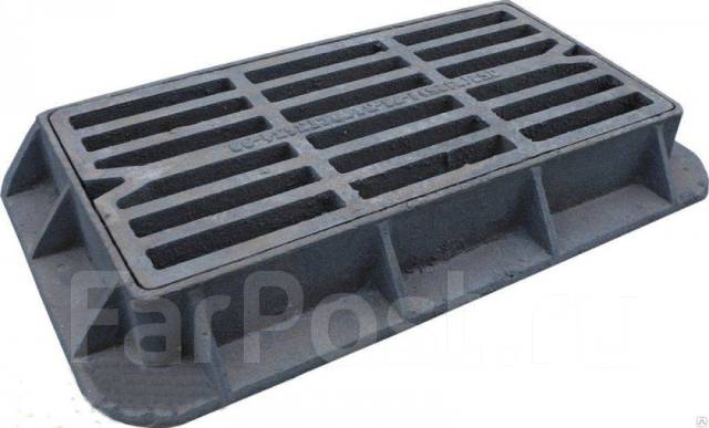 Люки канализационные чугунные ГОСТ 3634, Дождеприемники, в наличии во ...