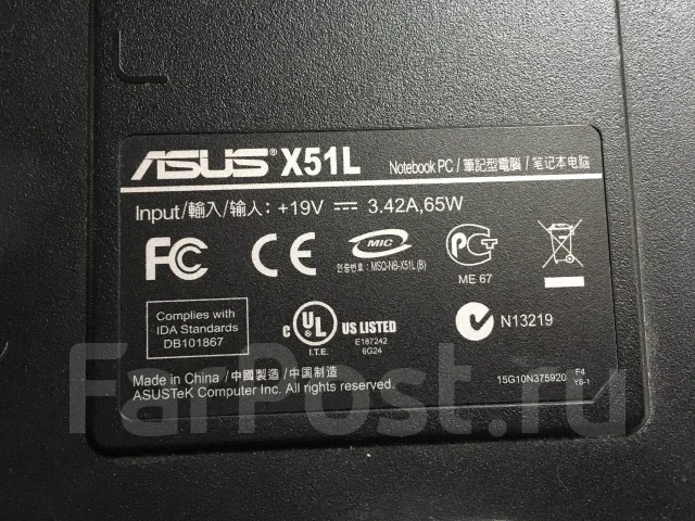 Asus X51L. ���� 160���, WiFi: 1 ����