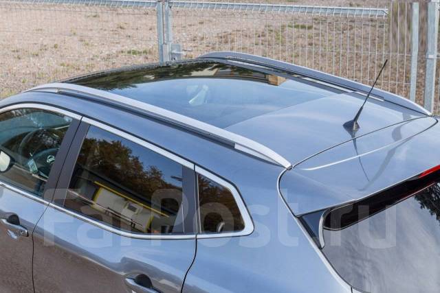 Рейлинги на крышу черные для Nissan Qashqai j11 (2013+), Lexus LX450d ...
