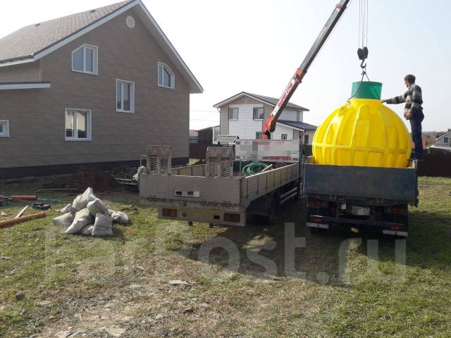 Услуги грузовика с манипулятором, самосвала, с водителем в Хабаровске