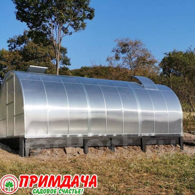 Теплица Дачница Усиленная 3*6*2,1м c поликарбонатом 4мм, новый, в ...