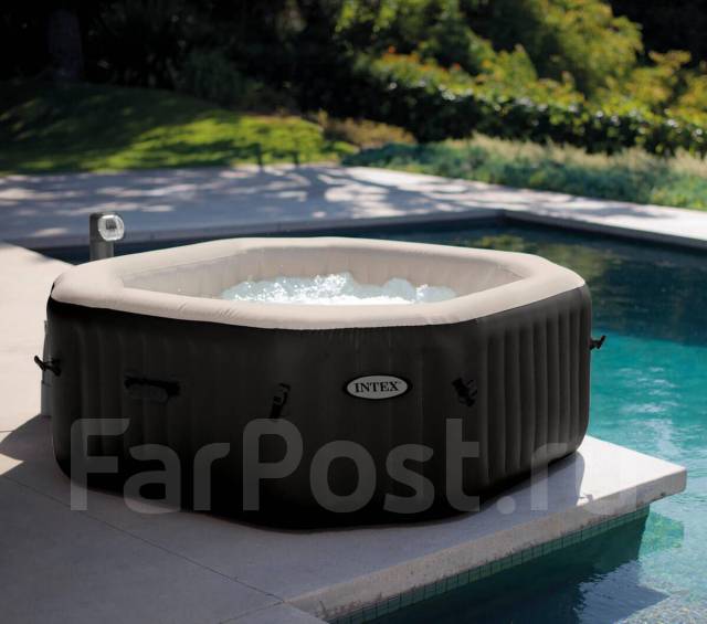 Надувной СПА бассейн джакузи Intex PureSpa Jet and Bubble 218x71 см ...